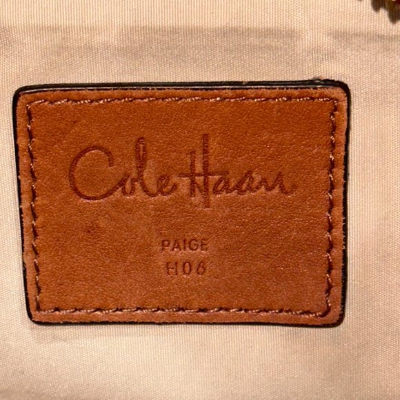 Vintage Cole Haan Brown Leather Satchel‎ Full Zip - Picture 9 of 12